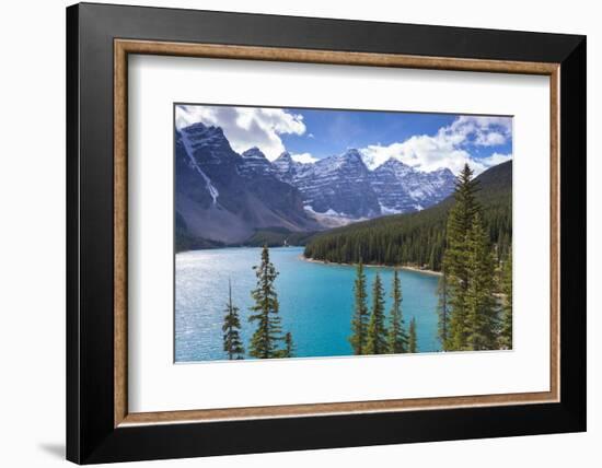 Moraine Lake in the Canadian Rockies, Banff National Park, UNESCO World Heritage Site, Alberta-Adam Burton-Framed Photographic Print