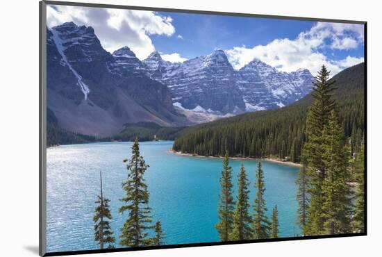 Moraine Lake in the Canadian Rockies, Banff National Park, UNESCO World Heritage Site, Alberta-Adam Burton-Mounted Photographic Print