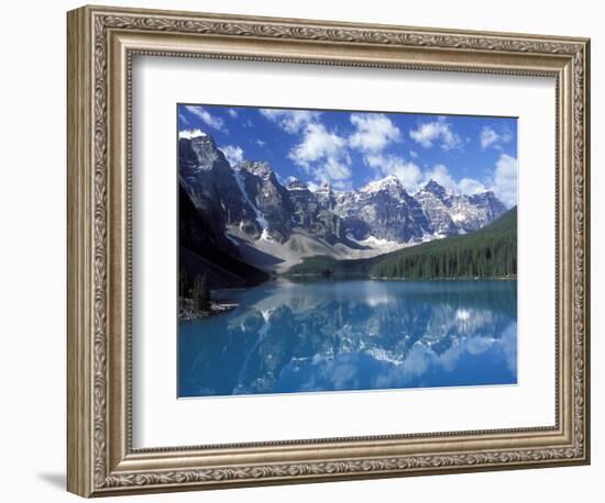 Moraine Lake in the Valley of Ten Peaks, Canada-Diane Johnson-Framed Photographic Print