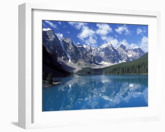 Moraine Lake in the Valley of Ten Peaks, Canada-Diane Johnson-Framed Photographic Print