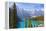 Moraine Lake in the Valley of the Ten Peaks-Neale Clark-Framed Premier Image Canvas