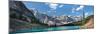 Moraine Lake Panorama-Larry Malvin-Mounted Photographic Print