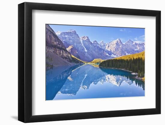 Moraine Lake Reflections in the Valley of the Ten Peaks-Neale Clark-Framed Photographic Print