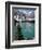 Moraine Lake with Mountains That Overlook Valley of the Ten Peaks, Banff National Park, Canada-Tony Waltham-Framed Photographic Print