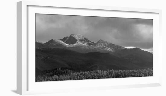 Moraine Park Vista of Rocky Mountains Range with Long's Peak, Colorado, USA-Anna Miller-Framed Photographic Print