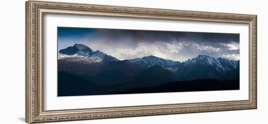 Moraine Park Vista of Rocky Mountains Range with Long's Peak, Colorado, USA-Anna Miller-Framed Photographic Print