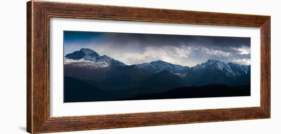 Moraine Park Vista of Rocky Mountains Range with Long's Peak, Colorado, USA-Anna Miller-Framed Photographic Print