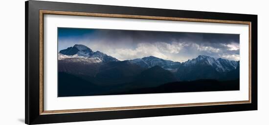 Moraine Park Vista of Rocky Mountains Range with Long's Peak, Colorado, USA-Anna Miller-Framed Photographic Print