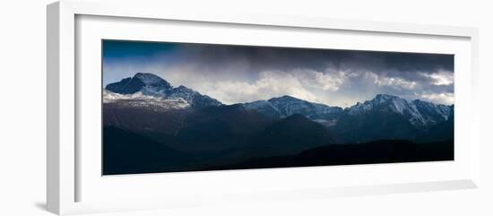 Moraine Park Vista of Rocky Mountains Range with Long's Peak, Colorado, USA-Anna Miller-Framed Photographic Print