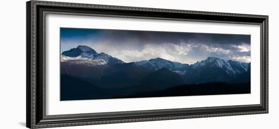 Moraine Park Vista of Rocky Mountains Range with Long's Peak, Colorado, USA-Anna Miller-Framed Photographic Print