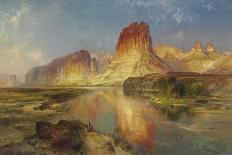 Castle Butte, Green River, Wyoming, 1900-Moran-Giclee Print