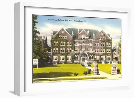 Moravian College, Bethlehem-null-Framed Premium Giclee Print