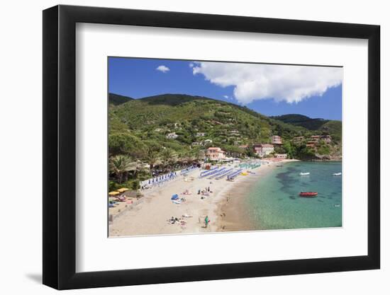 Morcone Beach, Golfo Stella, Island of Elba, Livorno Province, Tuscany, Italy-Markus Lange-Framed Photographic Print