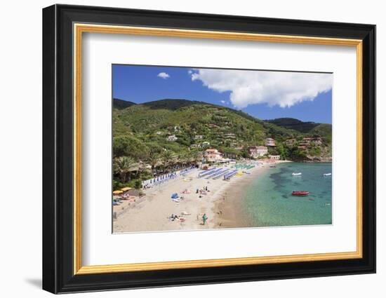 Morcone Beach, Golfo Stella, Island of Elba, Livorno Province, Tuscany, Italy-Markus Lange-Framed Photographic Print