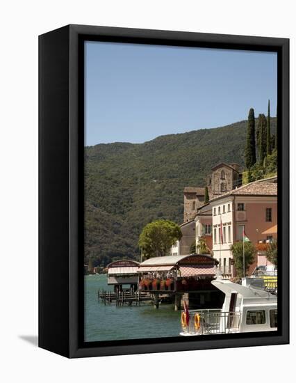 Morcote, Lake Lugano, Canton Tessin, Switzerland, Europe-Angelo Cavalli-Framed Premier Image Canvas