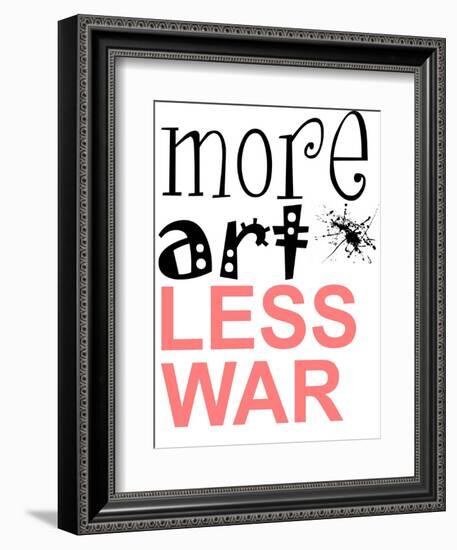 More Art, Less War-Jan Weiss-Framed Art Print