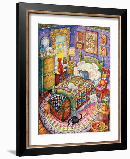 More Bedroom Cats-Bill Bell-Framed Giclee Print