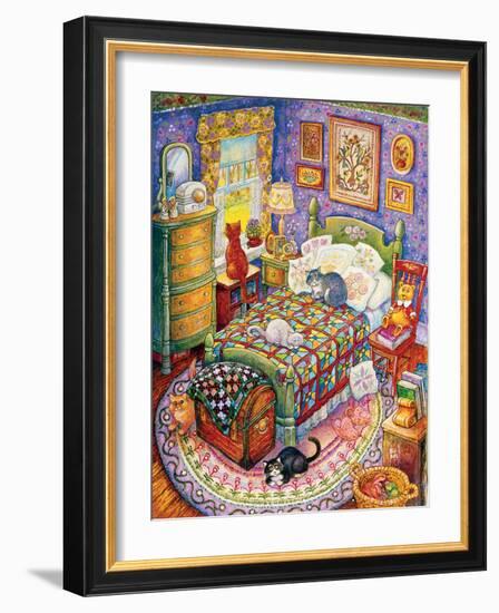 More Bedroom Cats-Bill Bell-Framed Giclee Print