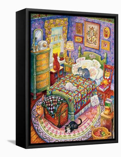 More Bedroom Cats-Bill Bell-Framed Premier Image Canvas