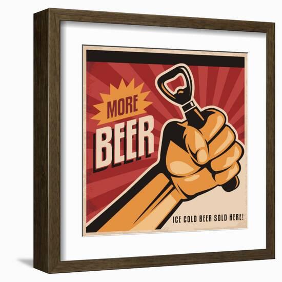 More Beer-Lukeruk-Framed Art Print