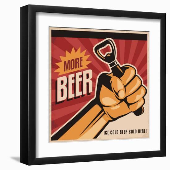 More Beer-Lukeruk-Framed Art Print