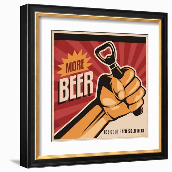 More Beer-Lukeruk-Framed Art Print