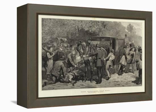 More Frightened Than Hurt-John Charlton-Framed Premier Image Canvas