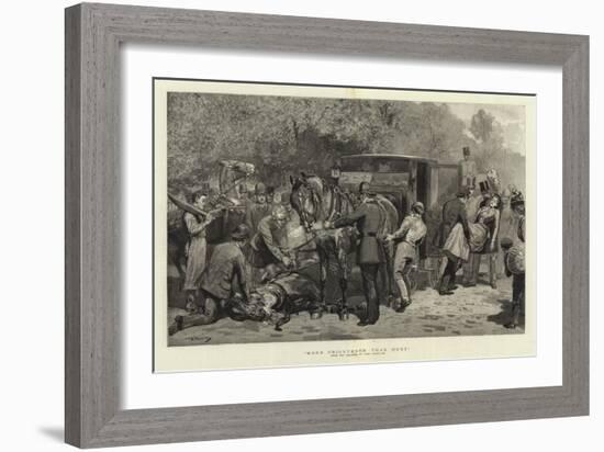 More Frightened Than Hurt-John Charlton-Framed Giclee Print