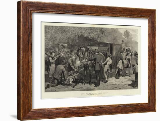 More Frightened Than Hurt-John Charlton-Framed Giclee Print