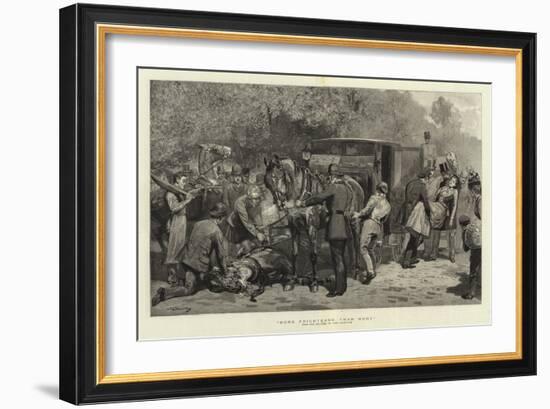 More Frightened Than Hurt-John Charlton-Framed Giclee Print