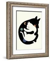 More Hugs Less Fights-Andy Westface-Framed Giclee Print