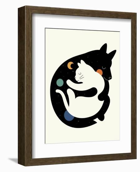 More Hugs Less Fights-Andy Westface-Framed Giclee Print