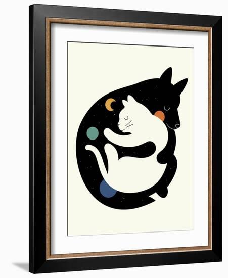 More Hugs Less Fights-Andy Westface-Framed Giclee Print