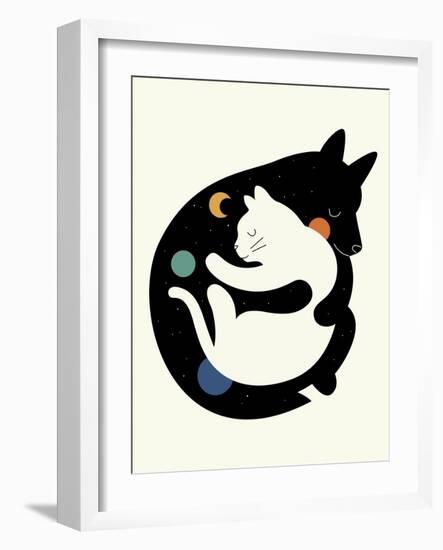 More Hugs Less Fights-Andy Westface-Framed Giclee Print