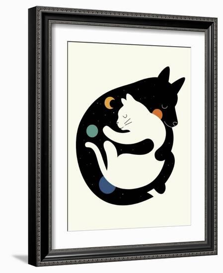 More Hugs Less Fights-Andy Westface-Framed Giclee Print