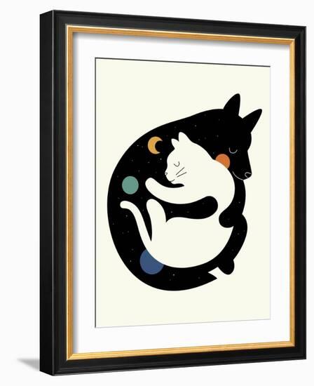 More Hugs Less Fights-Andy Westface-Framed Giclee Print