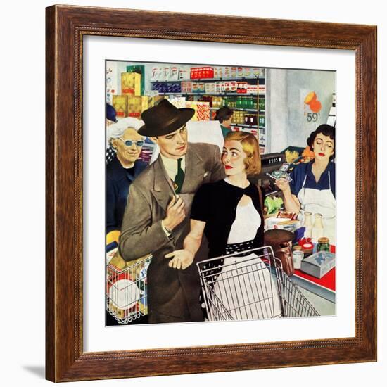 "More Money, Honey", July 21, 1951-George Hughes-Framed Giclee Print