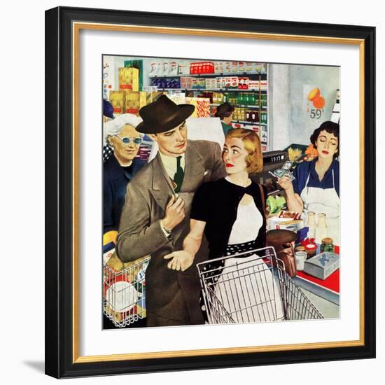 "More Money, Honey", July 21, 1951-George Hughes-Framed Giclee Print