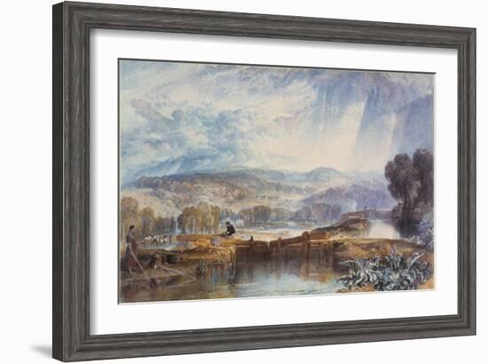 More Park Near Watford, 1823-J. M. W. Turner-Framed Giclee Print