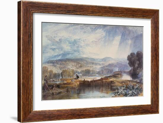 More Park Near Watford, 1823-J. M. W. Turner-Framed Giclee Print