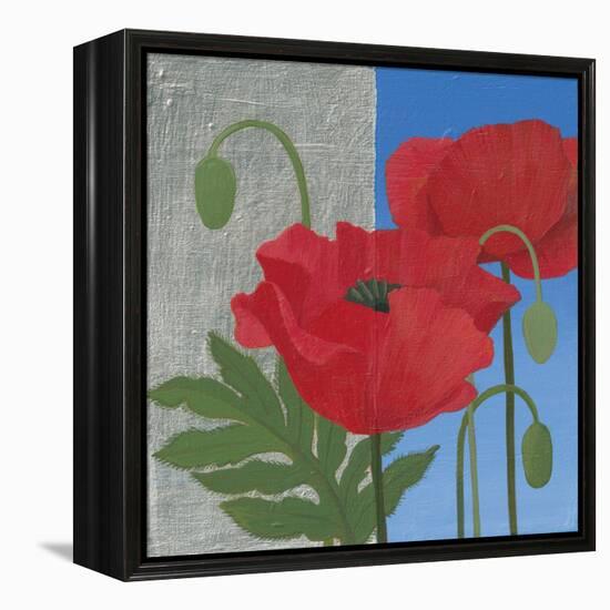 More Poppies-Kathrine Lovell-Framed Stretched Canvas