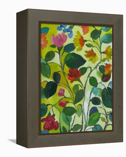 Morea Garden-Kim Parker-Framed Premier Image Canvas