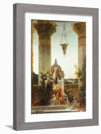 Moreau: King David-Gustave Moreau-Framed Giclee Print