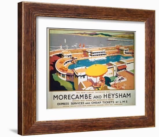 Morecambe and Heysham-null-Framed Art Print