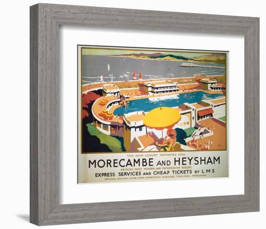 Morecambe and Heysham-null-Framed Art Print