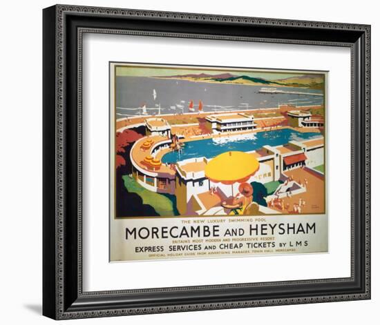 Morecambe and Heysham-null-Framed Art Print