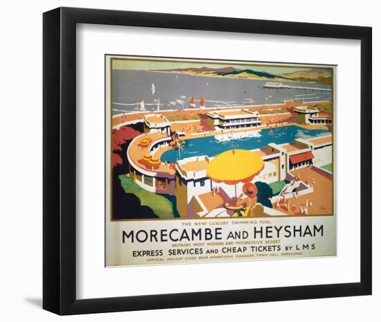 Morecambe and Heysham-null-Framed Art Print