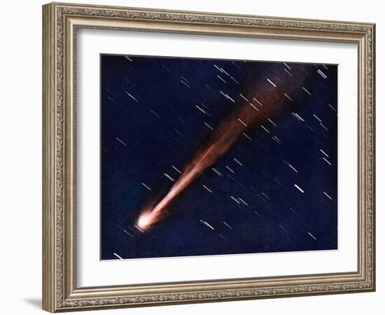 Morehouse's Comet-null-Framed Art Print