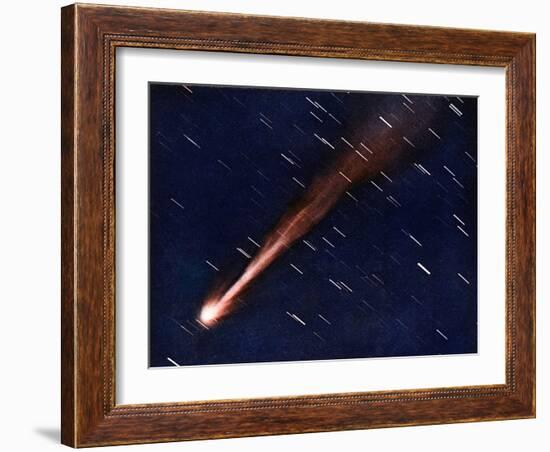 Morehouse's Comet-null-Framed Art Print