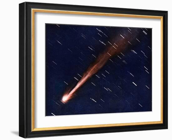 Morehouse's Comet-null-Framed Art Print